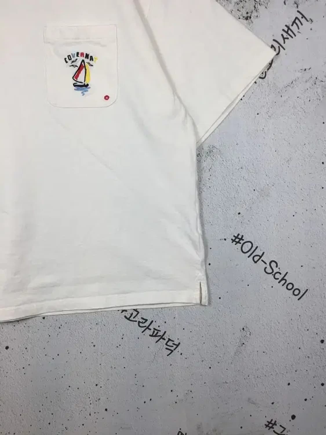 커버낫 핫썸머 세일 보트 반팔 티 크림 L 1000571 상품이미지7