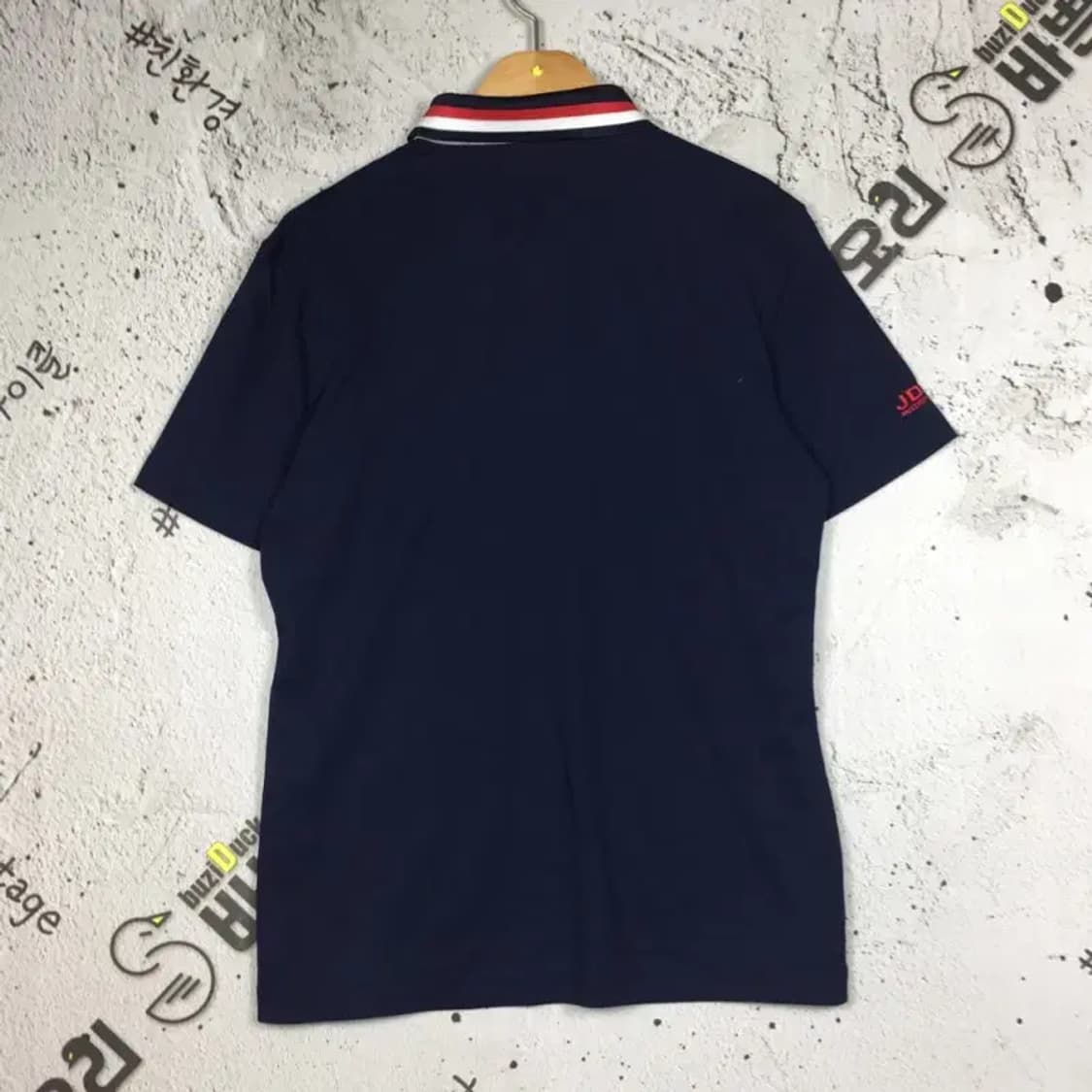 제이디엑스 여성 골프 기능성 카라 반팔 티 네이비 95 1000572 상품이미지2