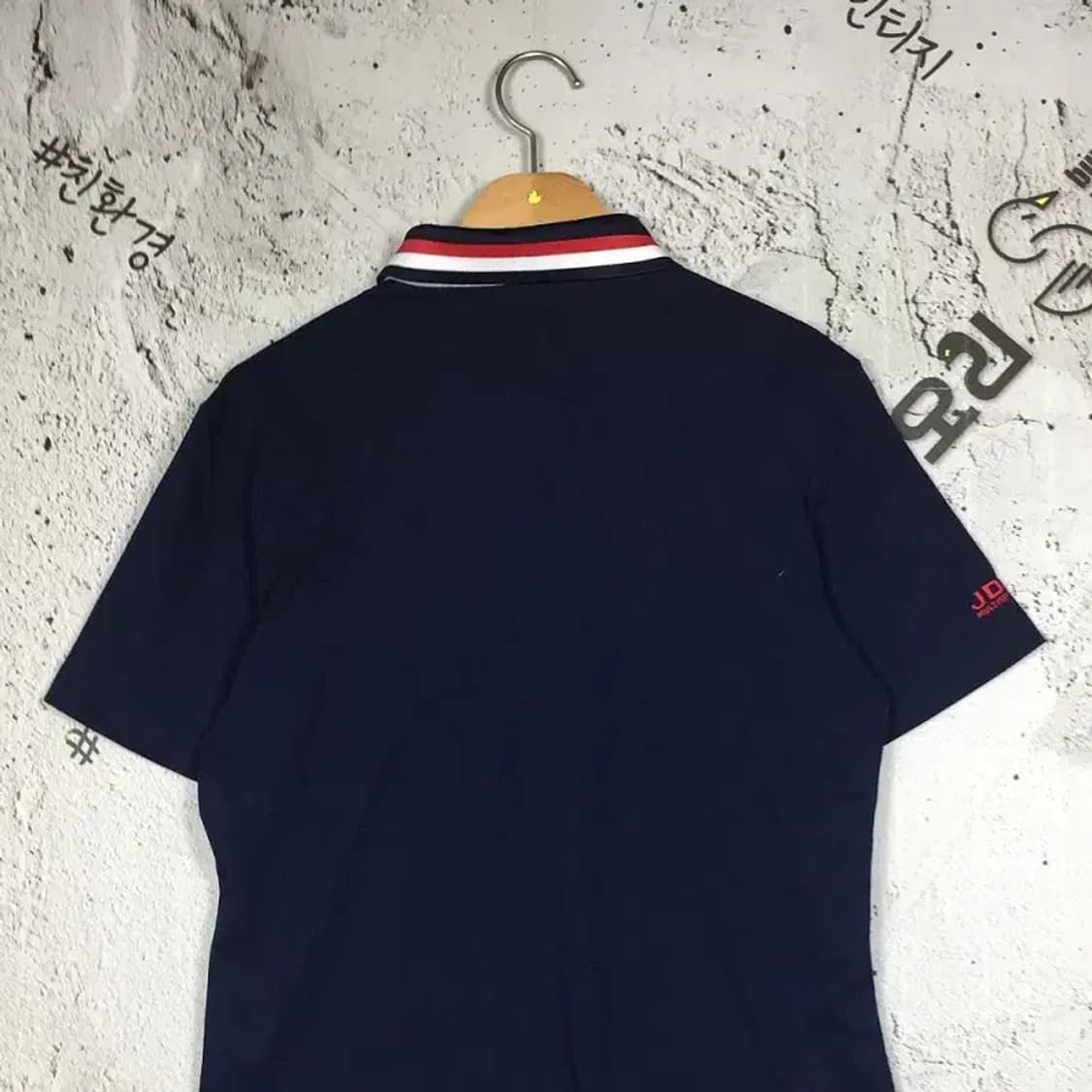 제이디엑스 여성 골프 기능성 카라 반팔 티 네이비 95 1000572 상품이미지8