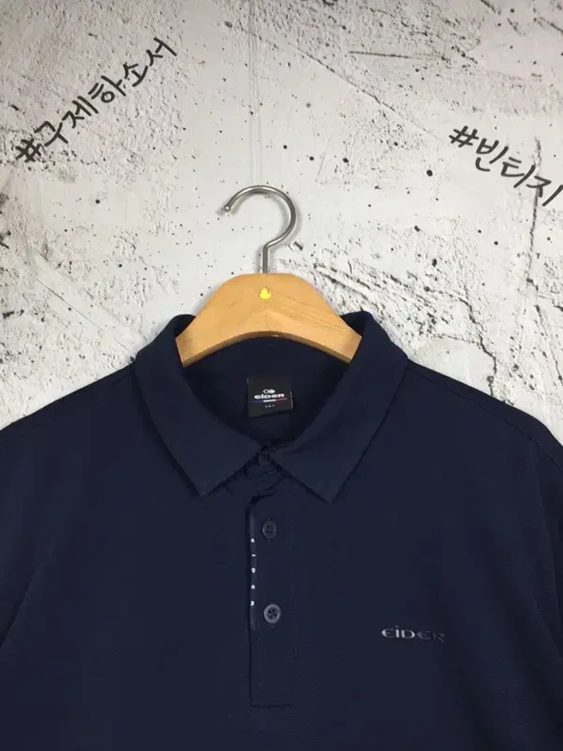 아이더 트위스팅 폴로 반팔 카라티 네이비 L 1000573 상품이미지4
