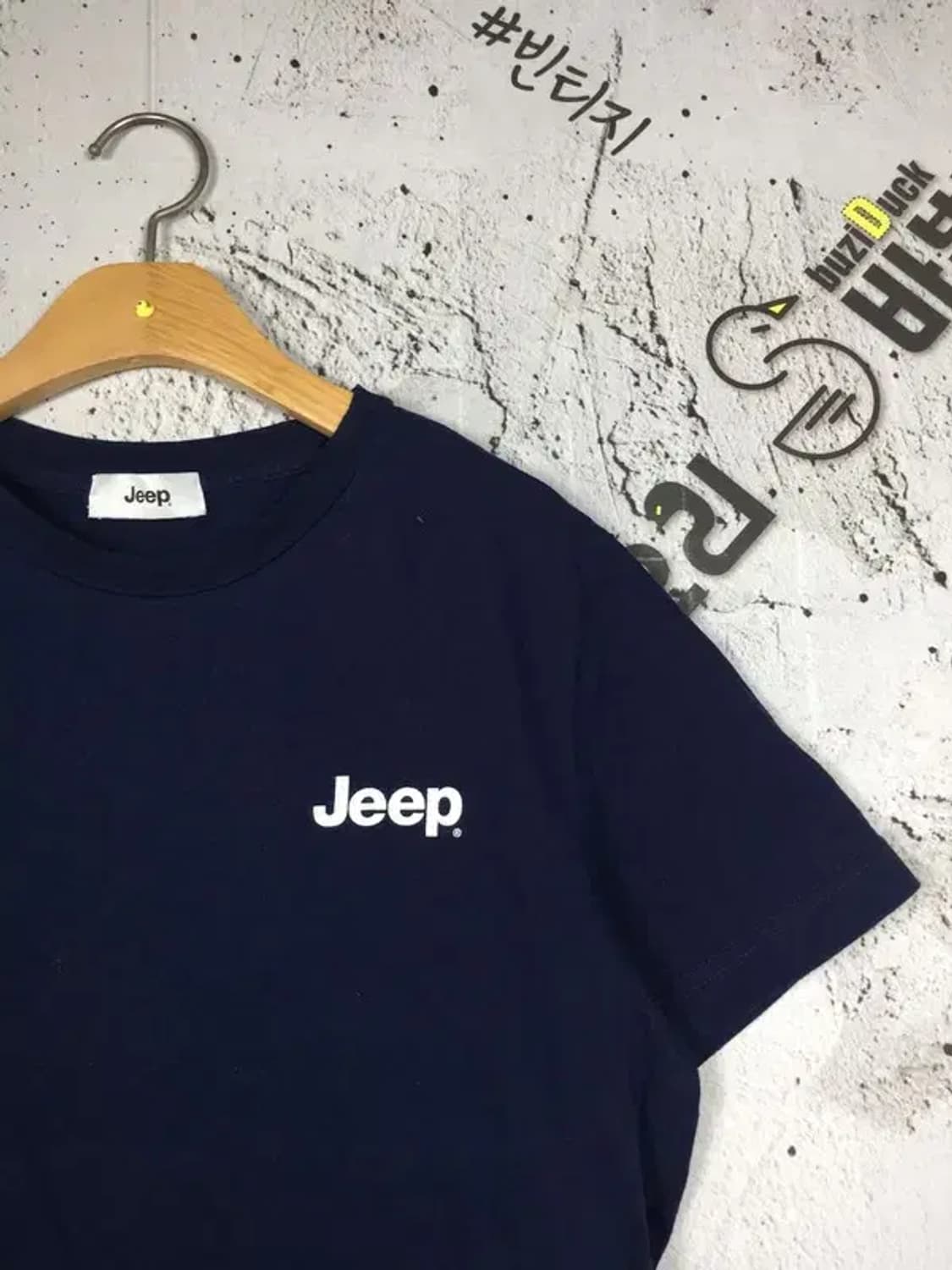 지프 JEEP 여성 반팔 티 네이비 M(95) 1000580 상품이미지4