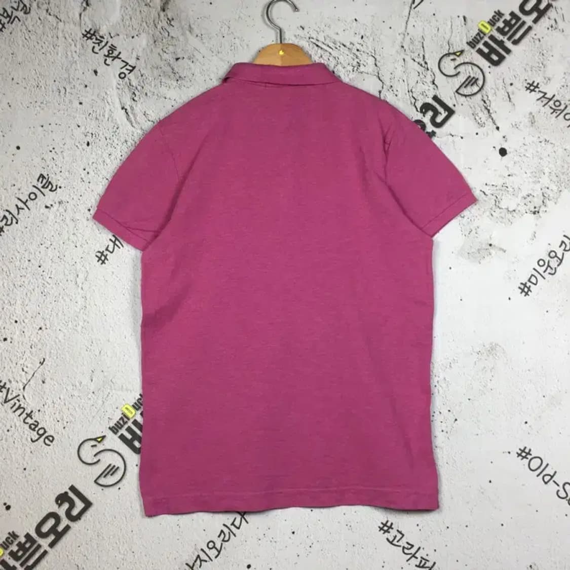 헤지스 반팔 카라티 핑크 105 1000574 상품이미지2