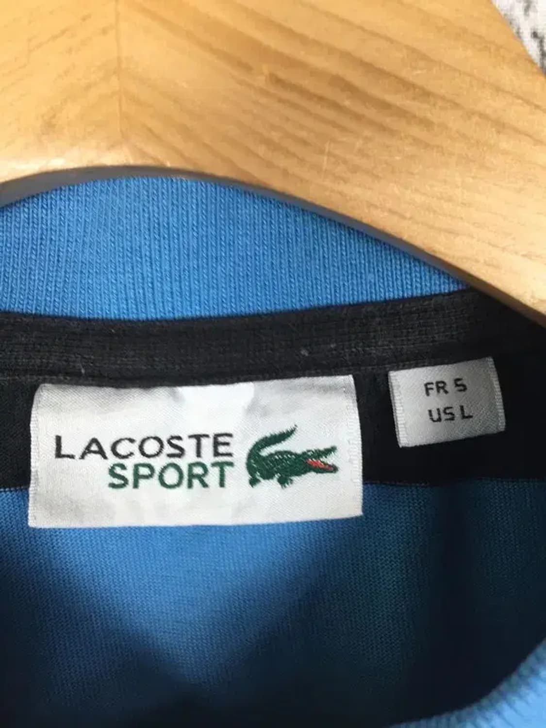 라코스테 반팔 카라 티셔츠 블루 스트라이프 105 1000575 상품이미지7