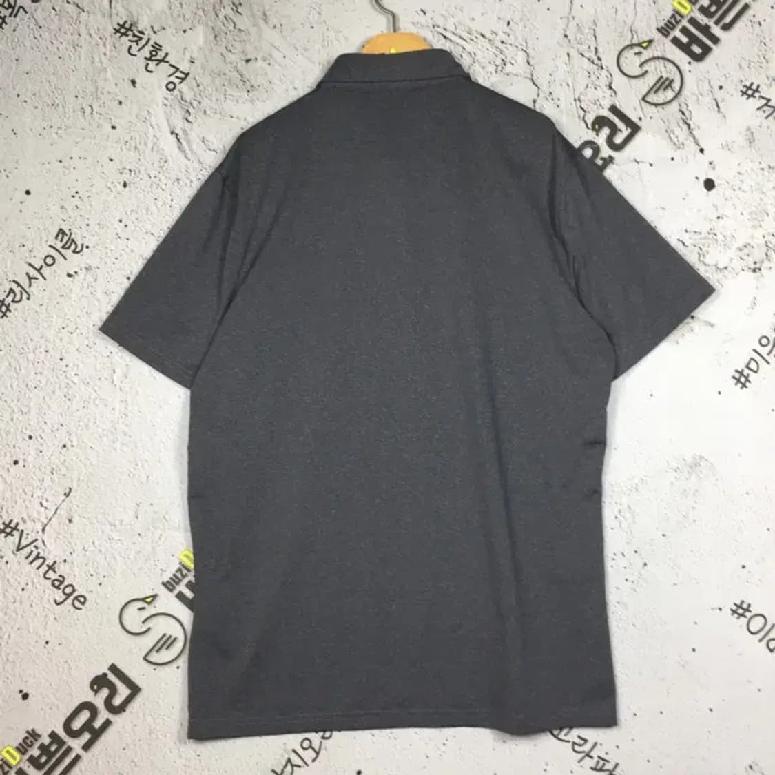 피엑스지 PXG  빅로고 기능성 골프 카라티 그레이 L 1000578 상품이미지2