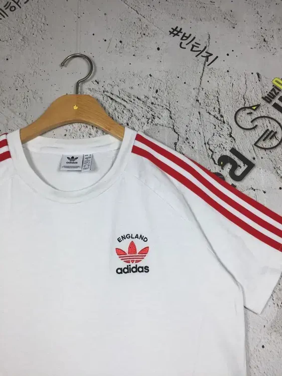 아디다스 여성 삼선 미니원피스 반팔 티 화이트 M 1000589 상품이미지4