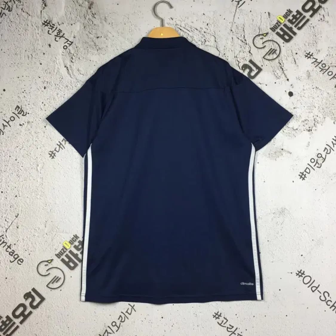 아디다스 베이스 3S 폴로 반팔 카라티 네이비 105 1000585 상품이미지2