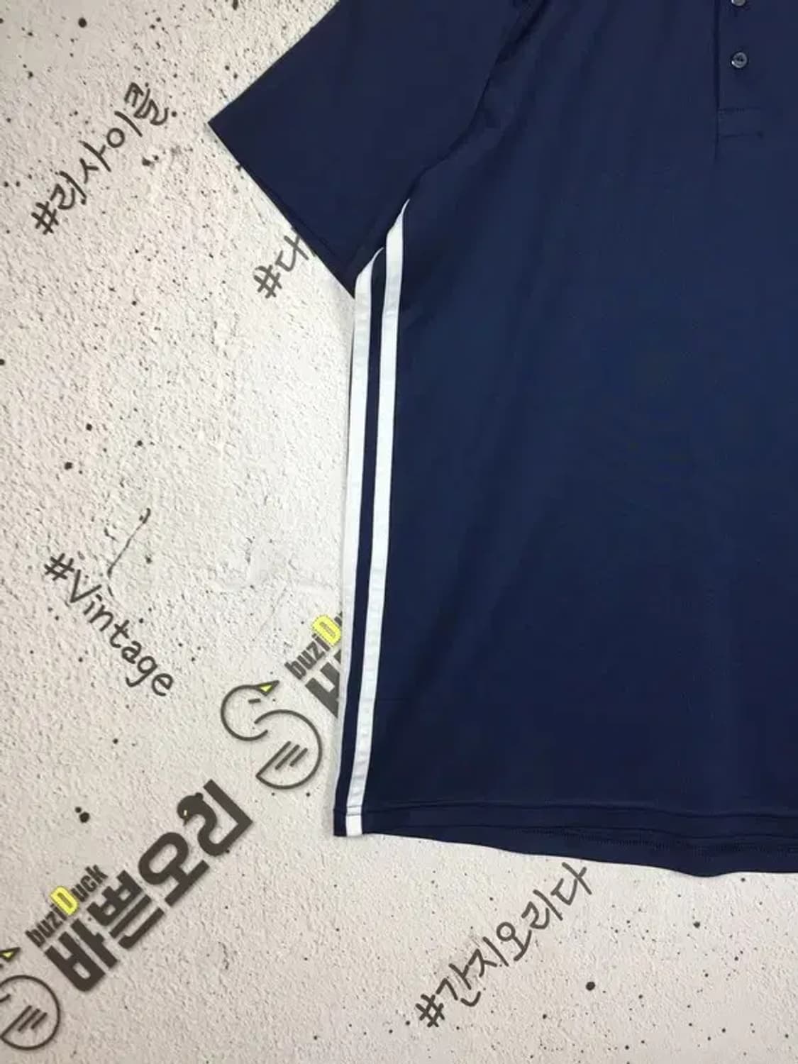 아디다스 베이스 3S 폴로 반팔 카라티 네이비 105 1000585 상품이미지5