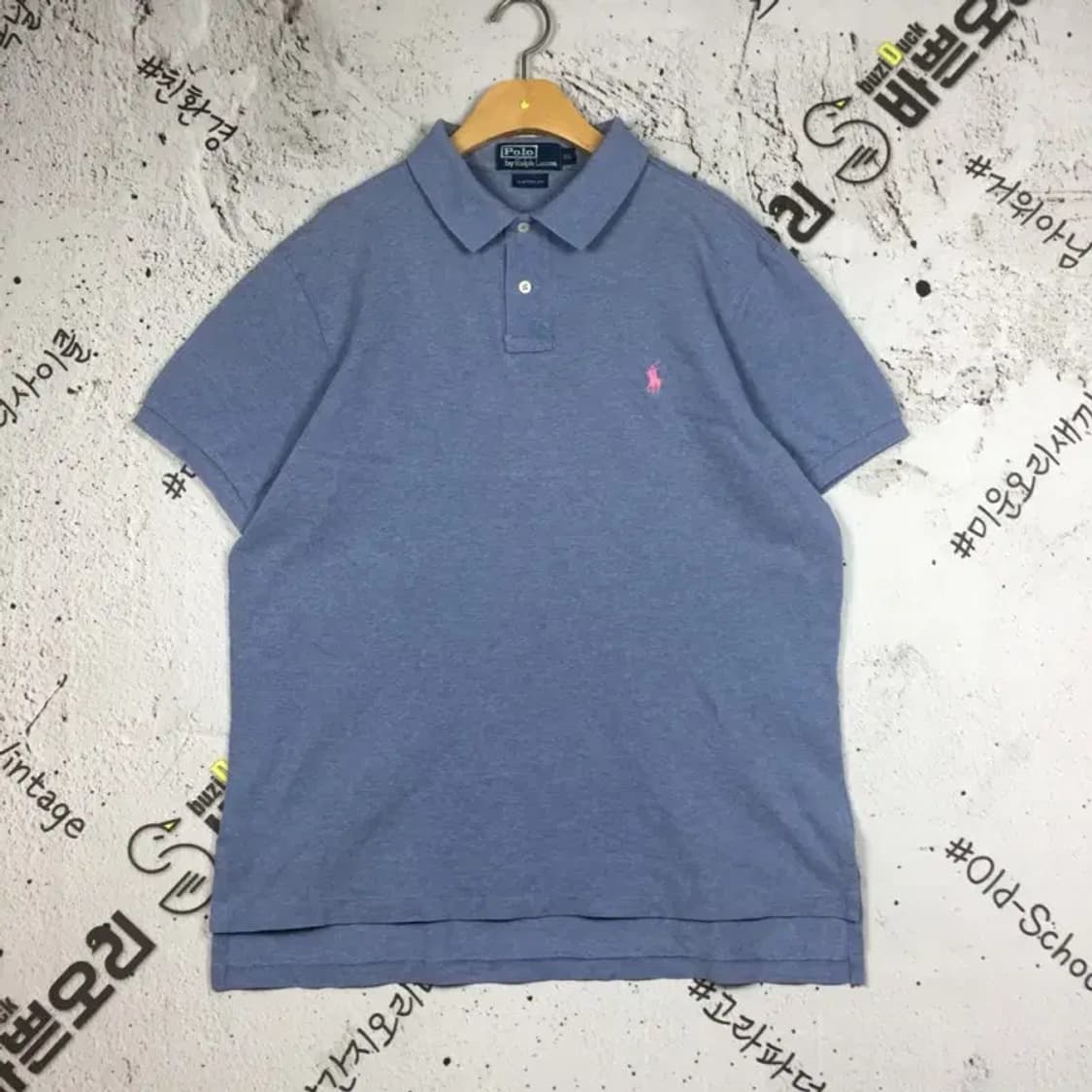 폴로랄프로렌 핑크포니 반팔 카라티 네이비 XL 1000586 상품이미지1