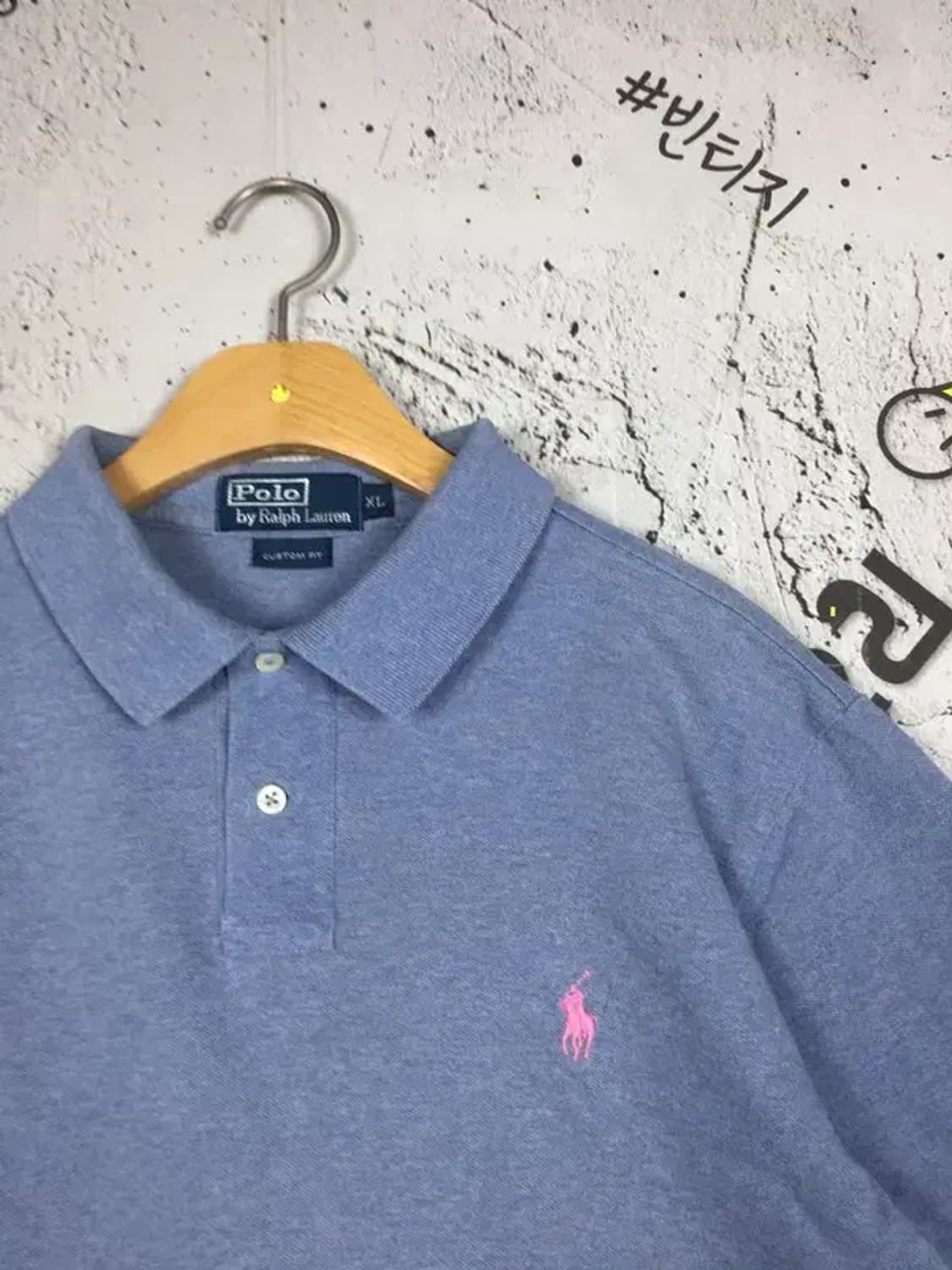폴로랄프로렌 핑크포니 반팔 카라티 네이비 XL 1000586 상품이미지4