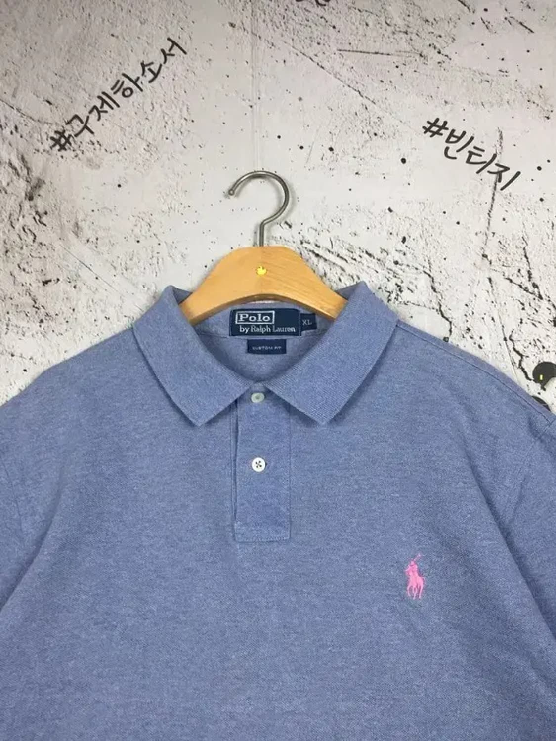 폴로랄프로렌 핑크포니 반팔 카라티 네이비 XL 1000586 상품이미지7