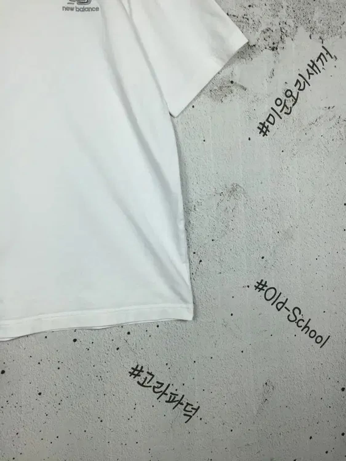 뉴발란스 NEW BALANCE 반팔 티 화이트 M 1000590 상품이미지6