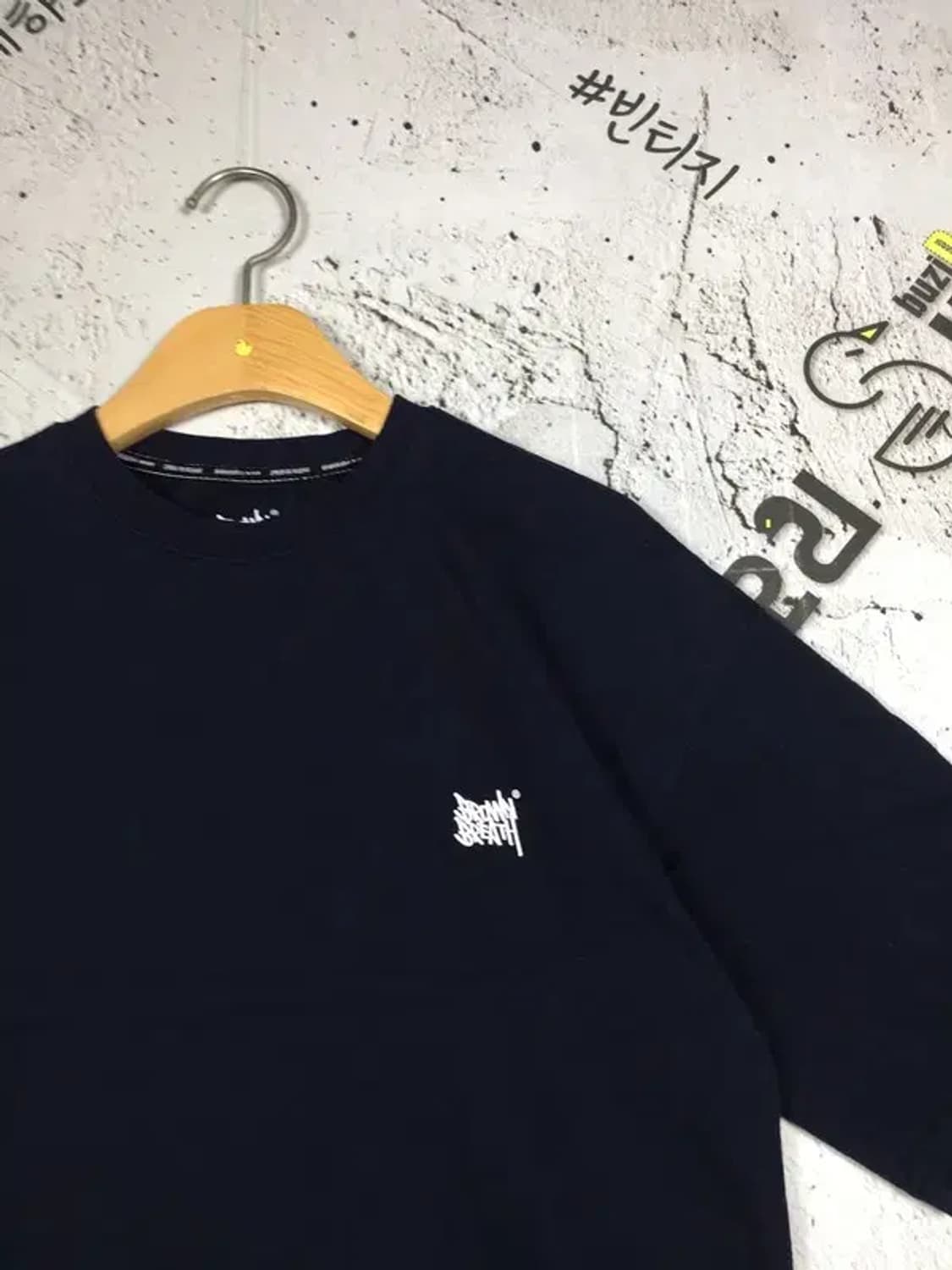 브라운브레스 쥬니어 로고 반팔 티 네이비 140 1000598 상품이미지4