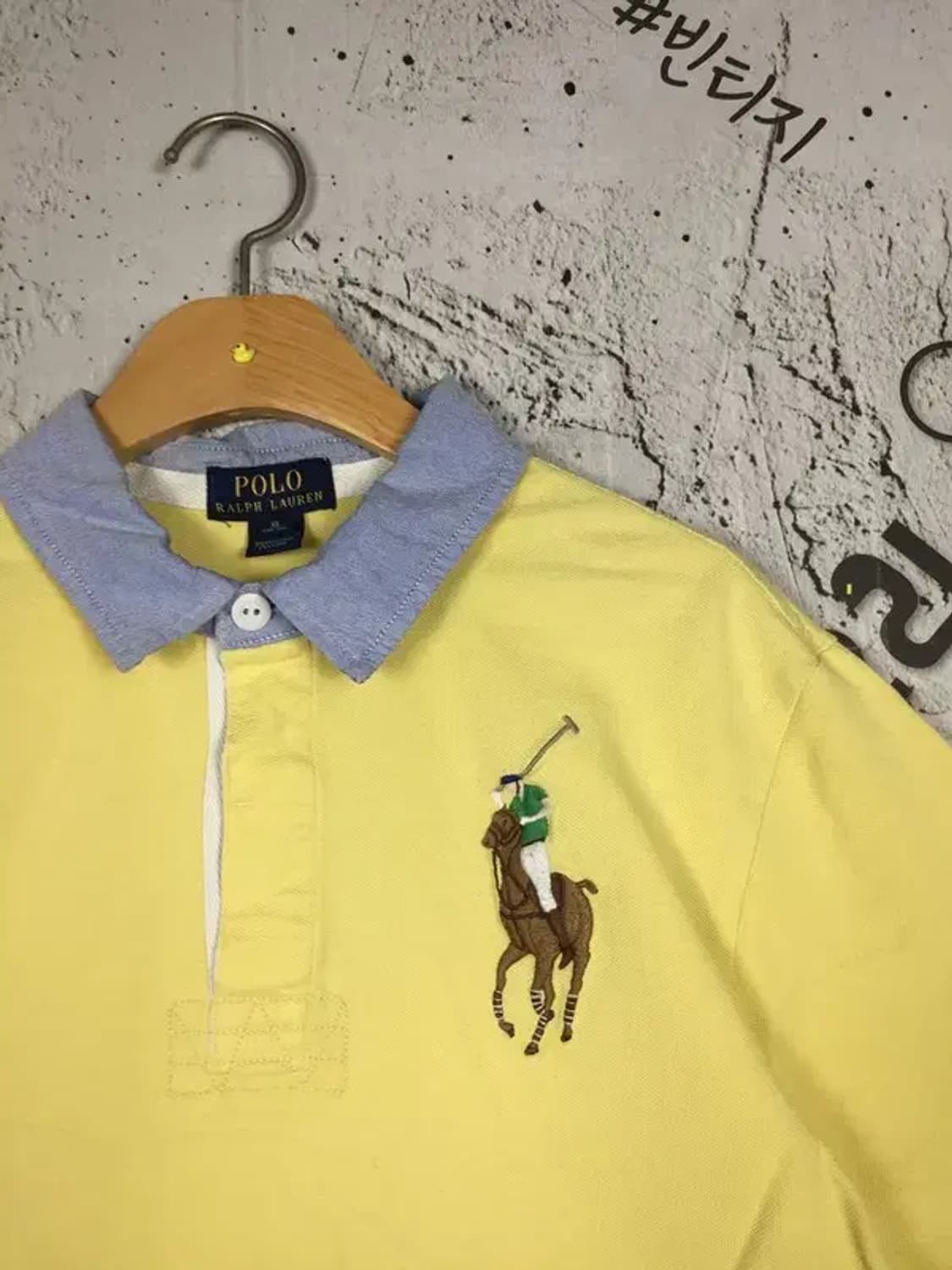 폴로랄프로렌 쥬니어 반팔 카라티 옐로우 XL(18-20) 1000591 상품이미지4