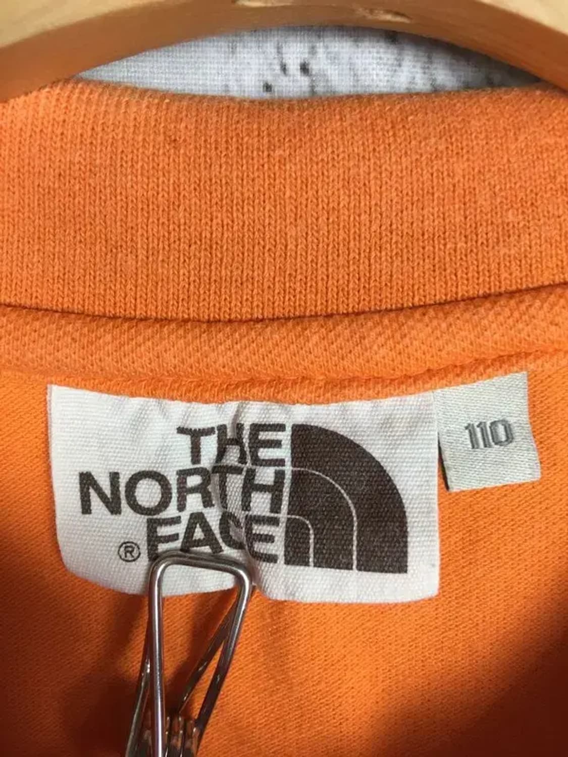 노스페이스 넥 컬러 포인트 폴로 반팔 카라티 오렌지 110 1000592 상품이미지7