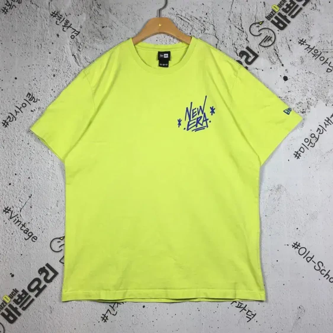 뉴에라 그라피티 반팔 티 옐로우 110(2XL) 1000593 상품이미지1