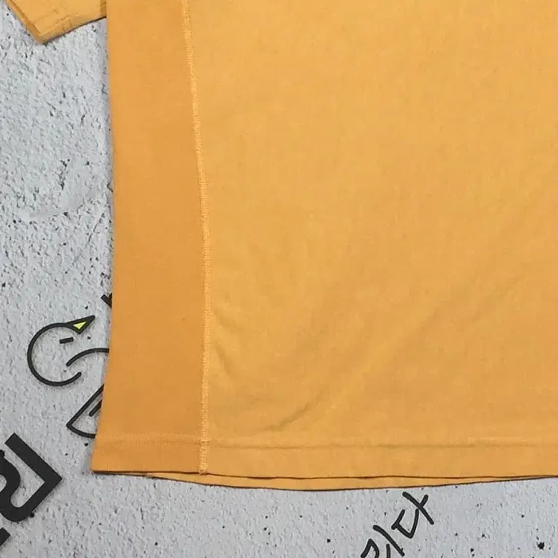 챔피온 빈티지 오버핏 스몰로고 반팔 티 오렌지 M 1000594 상품이미지7