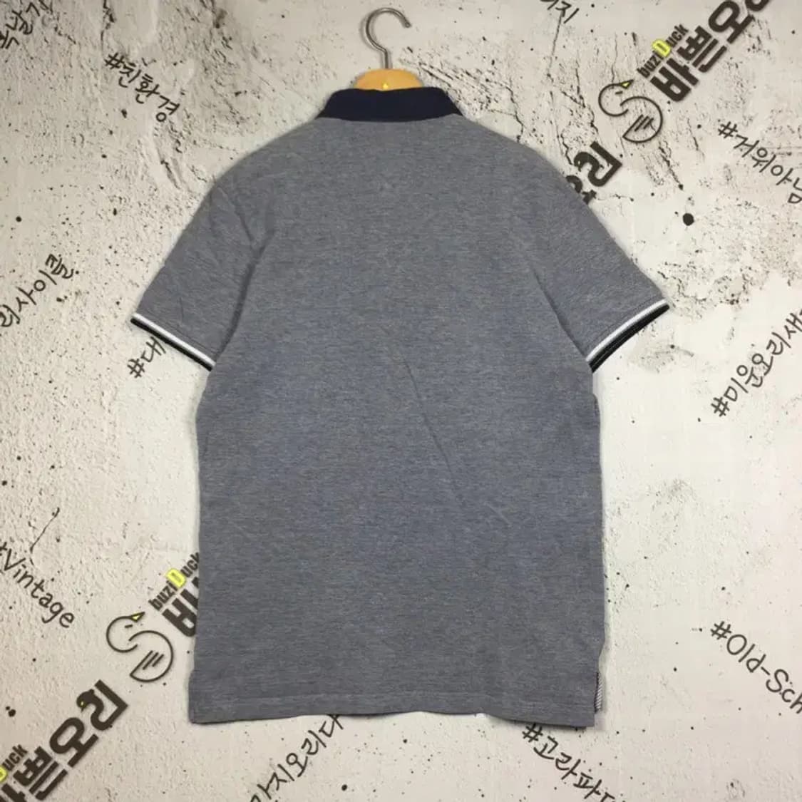 헤지스 반팔 카라티 그레이 105 1000597 상품이미지2