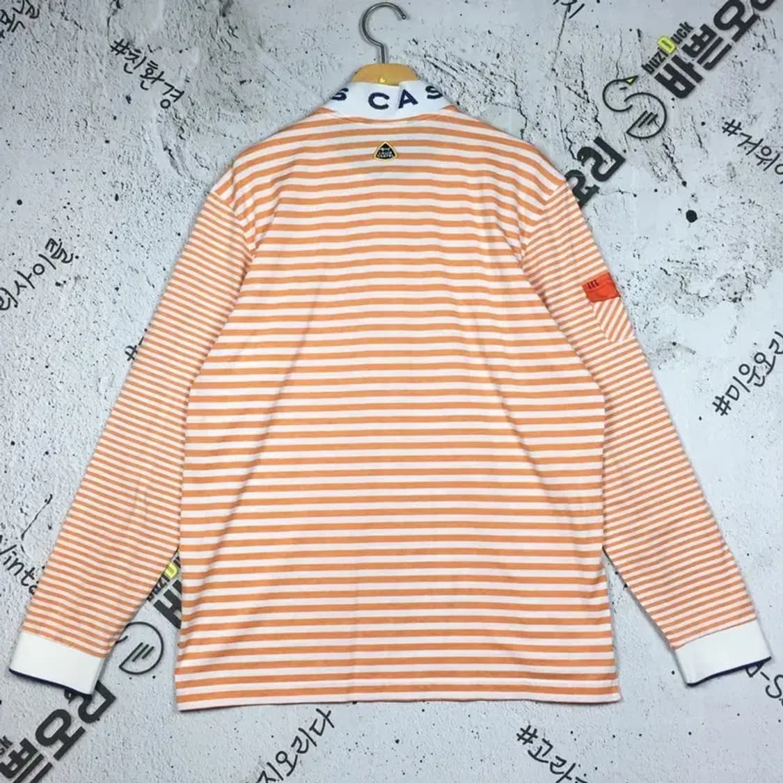 루이까스텔 골프 하프집업 긴팔 티 오렌지 105 2100189 상품이미지2