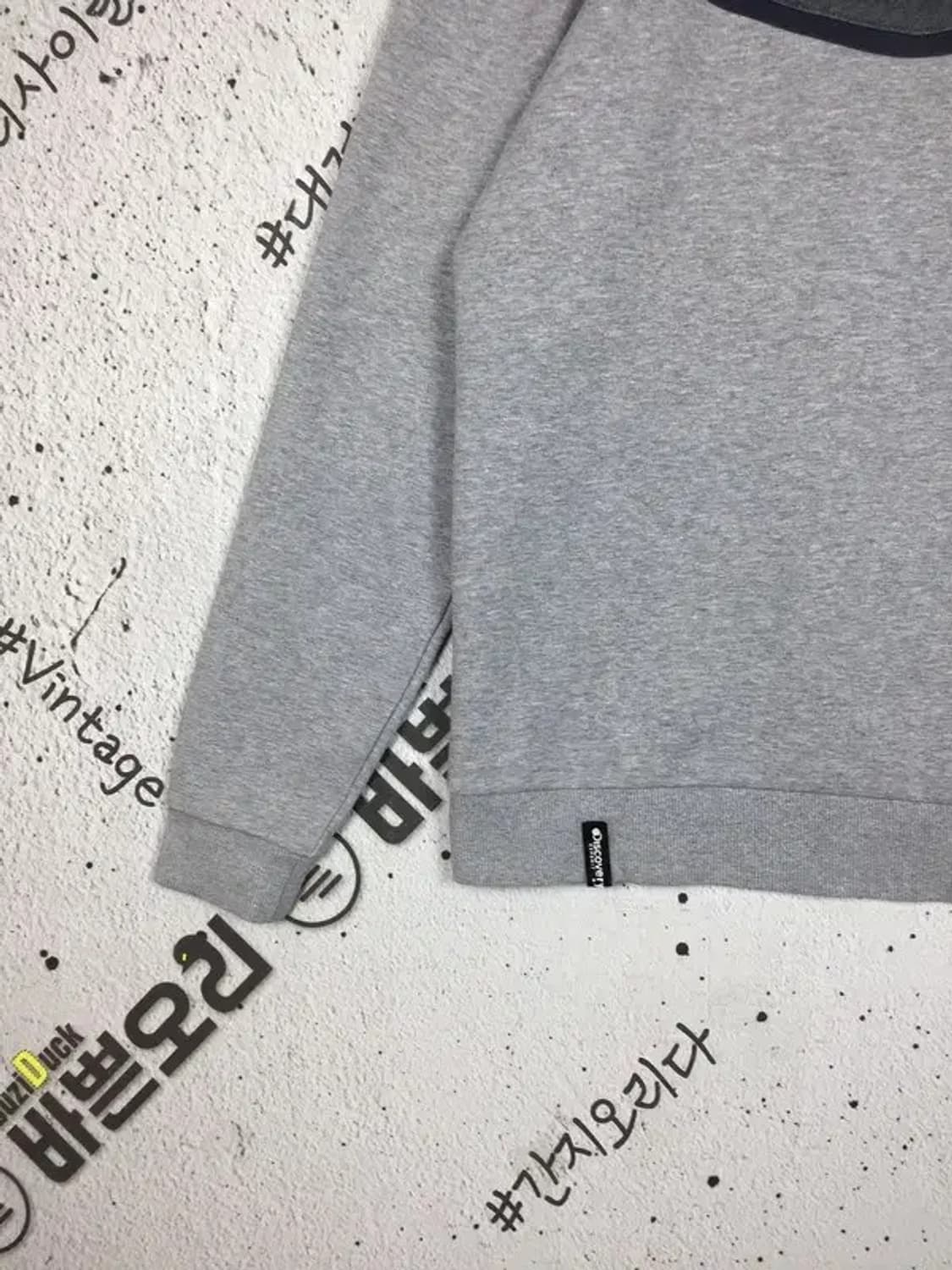 디스커버리 여성 기모 맨투맨 라이트 그레이 M 2200287 상품이미지6