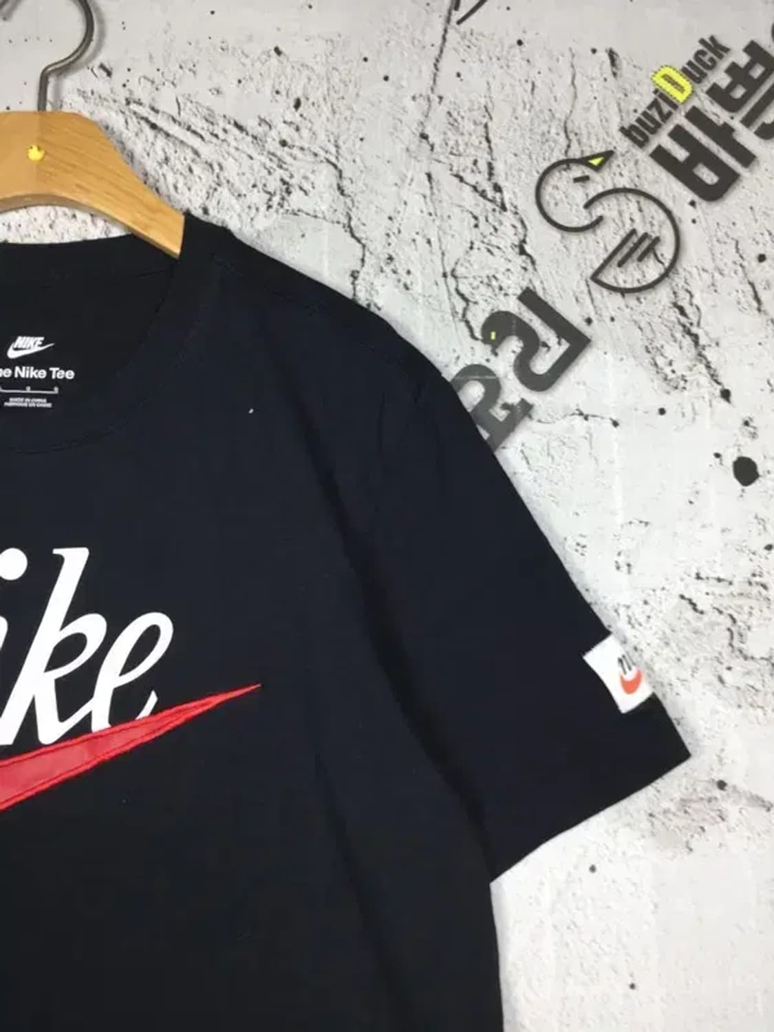 나이키 NIKE 스우시 반팔 티 블랙 100 1000661 상품이미지5