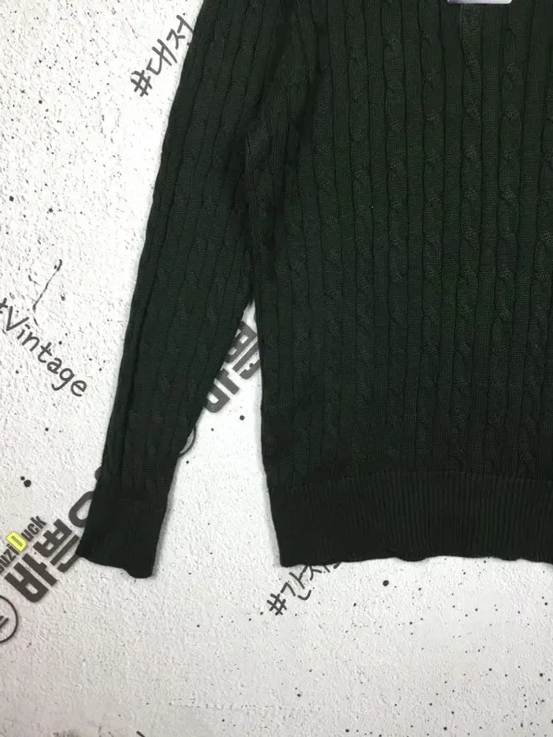 [새상품] US폴로 케이블 꽈배기 니트 그린 XL 2400124 상품이미지6