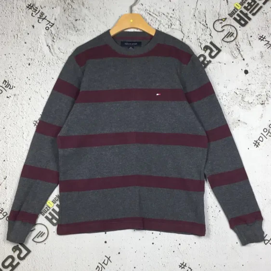 타미힐피거 TOMMY 여성 긴팔 니트 그레이 XS 2400126 상품이미지1