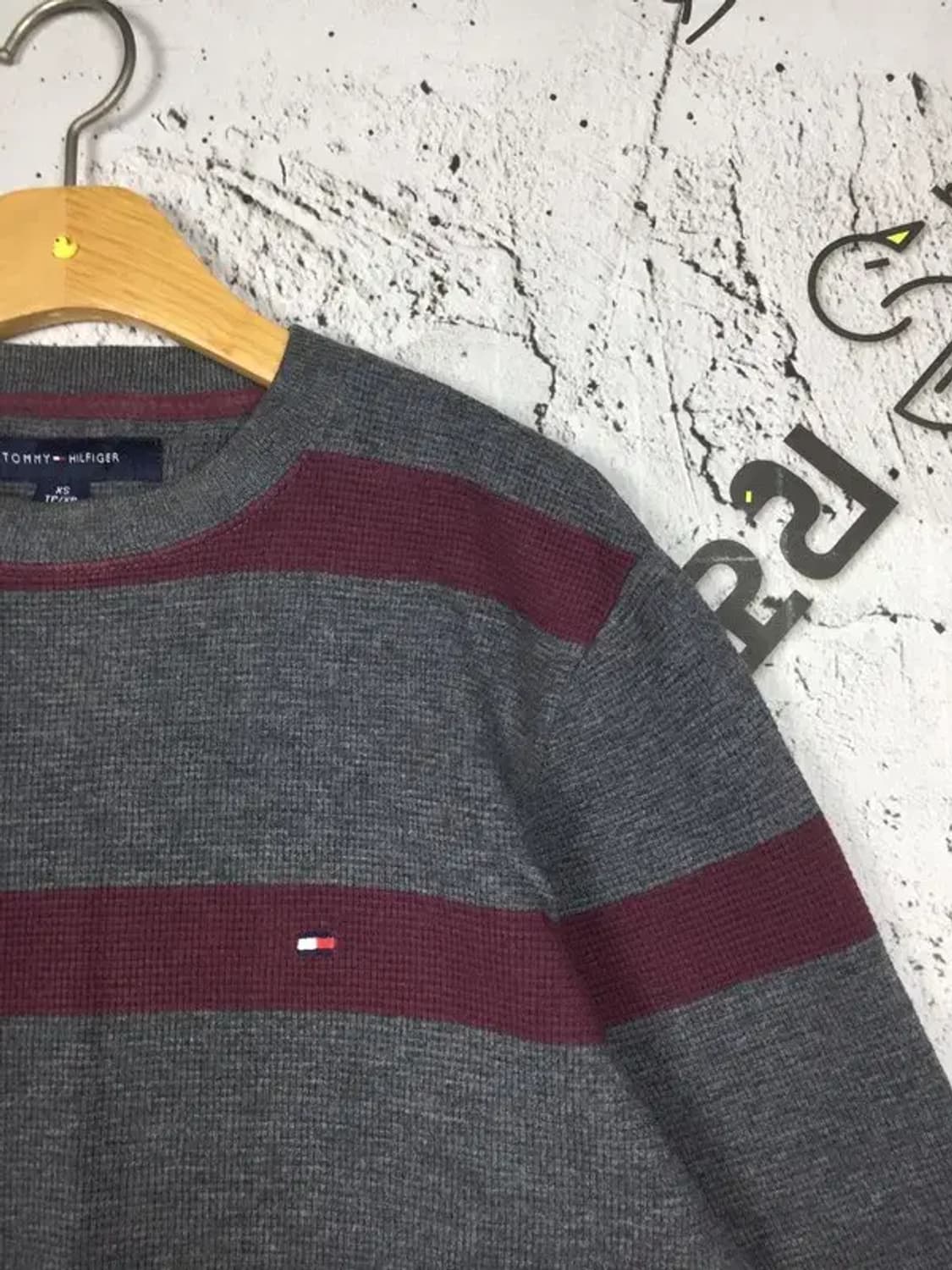 타미힐피거 TOMMY 여성 긴팔 니트 그레이 XS 2400126 상품이미지4