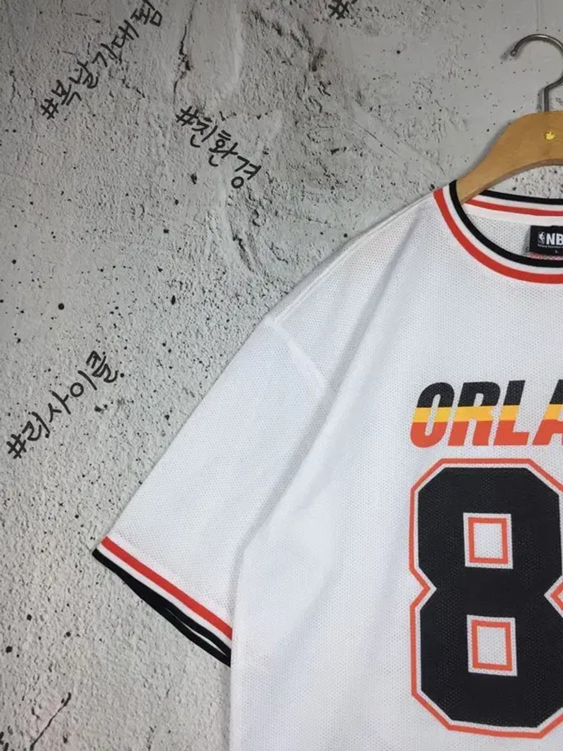 엔비에이 NBA 올드스쿨 농구 유니폼 반팔 티 화이트 L 1000662 상품이미지5