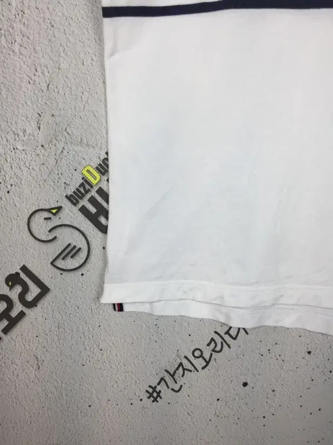 타미힐피거 반팔 카라티 스트라이프 화이트 M 1000664 상품이미지6