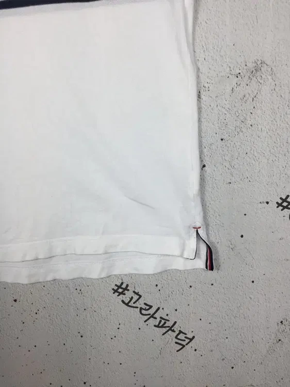 타미힐피거 반팔 카라티 스트라이프 화이트 M 1000664 상품이미지7