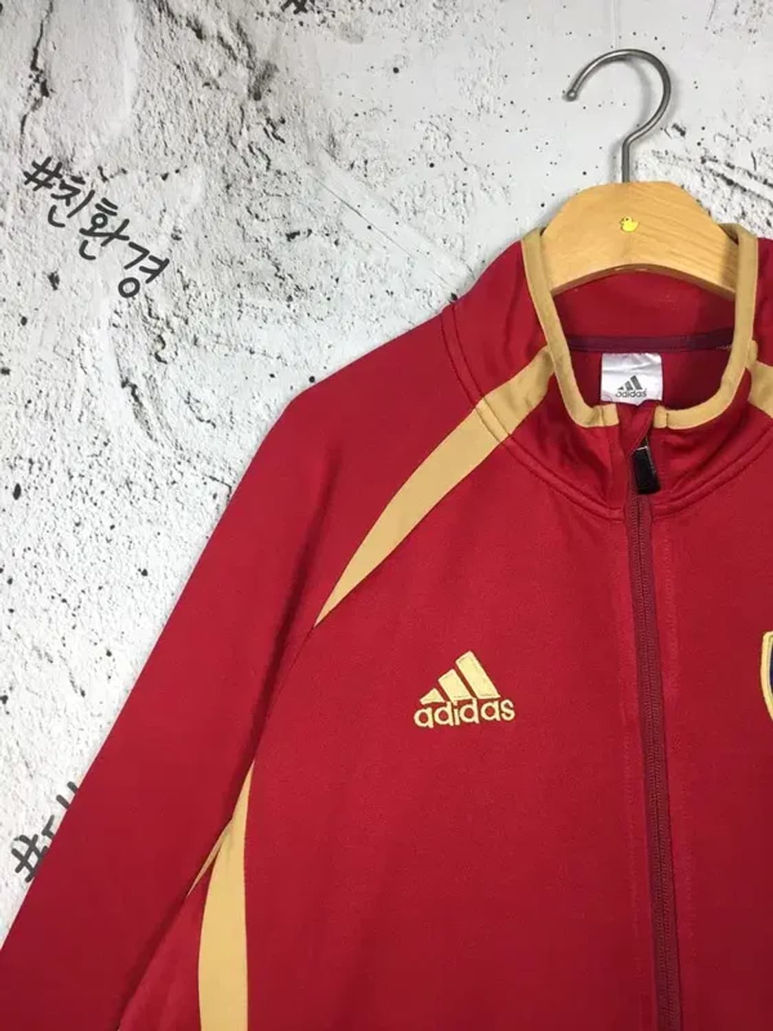 아디다스 아스날 팀가이스 우븐 져지 자켓 와인골드 M 3100278 상품이미지5