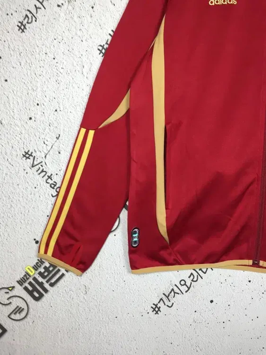 아디다스 아스날 팀가이스 우븐 져지 자켓 와인골드 M 3100278 상품이미지6