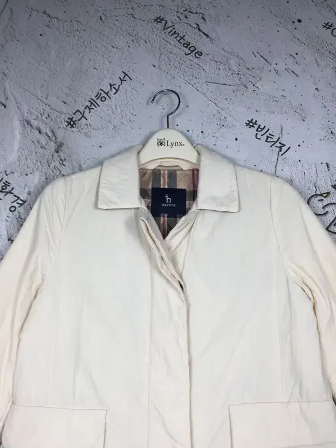 헤지스 여성 코트 점퍼 자켓 크림 85-160 3400251 상품이미지5