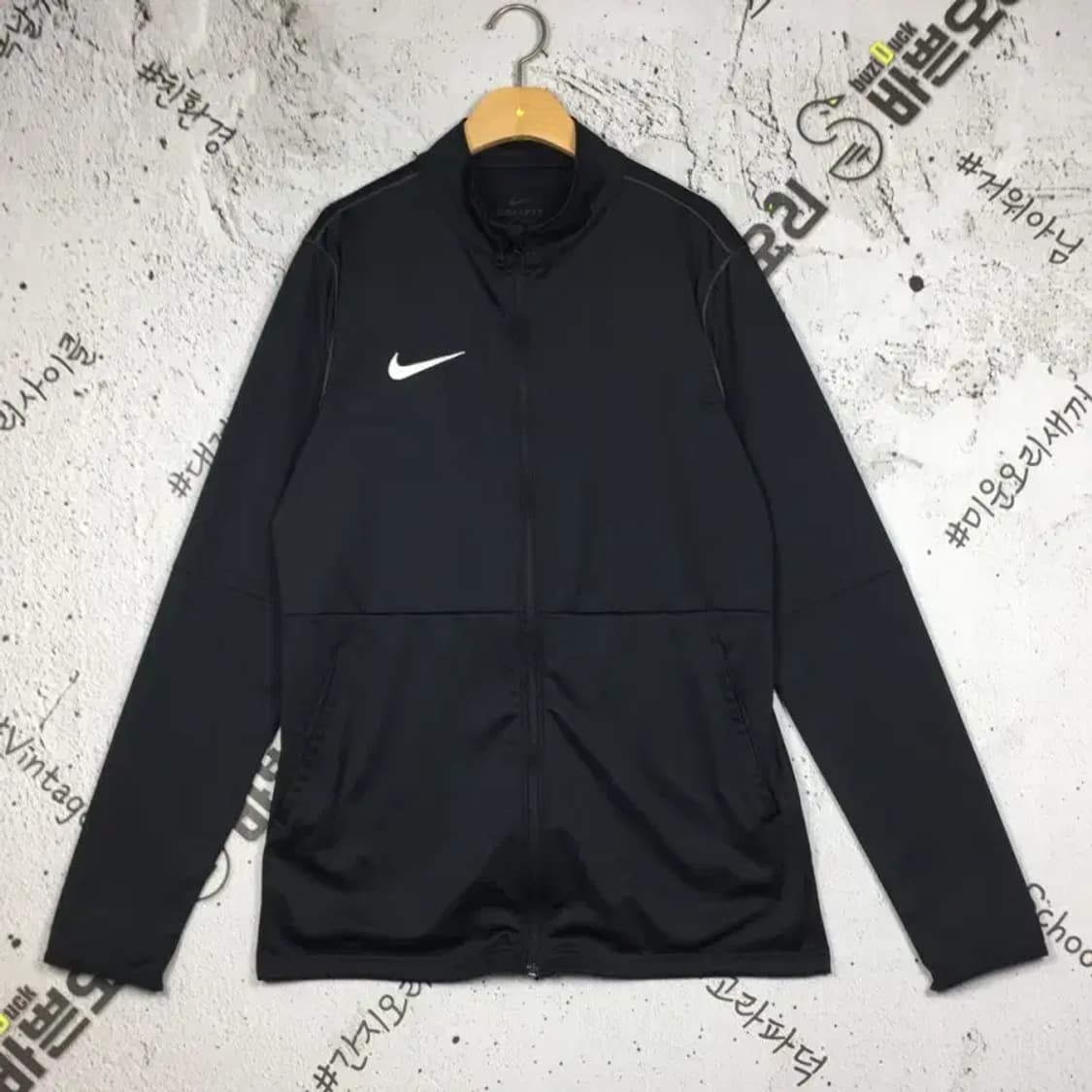 나이키 화이트 스우시 트랙탑 져지 자켓 블랙 M 3100279 상품이미지1