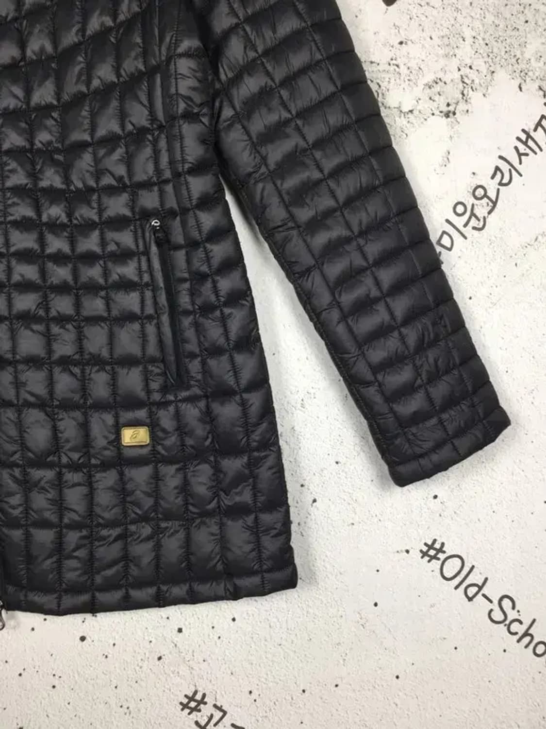 아식스 여성 경량 롱패딩 자켓 그레이 L 3400250 상품이미지8