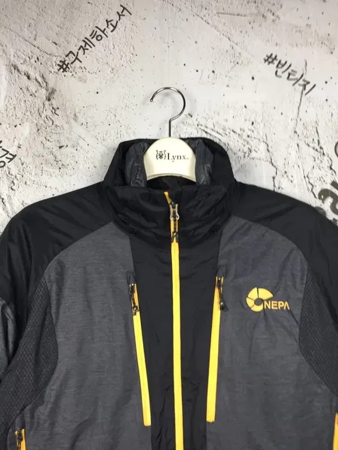 네파 경량패딩+윈드자켓 점퍼 그레이 95 3400248 상품이미지4