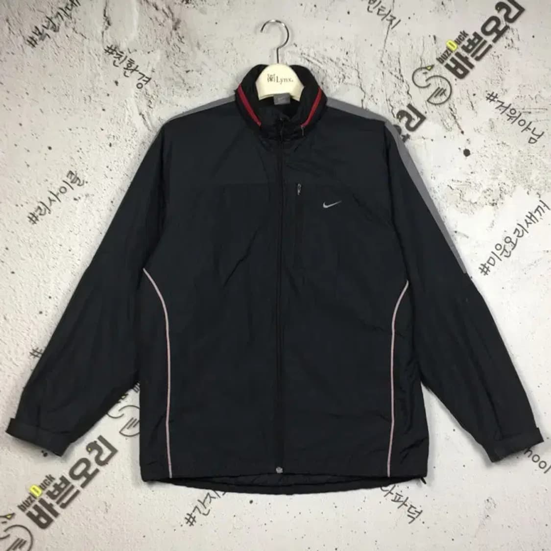 나이키 올드스쿨 검회 파이핑 점퍼 자켓 블랙 L 3400252 상품이미지1