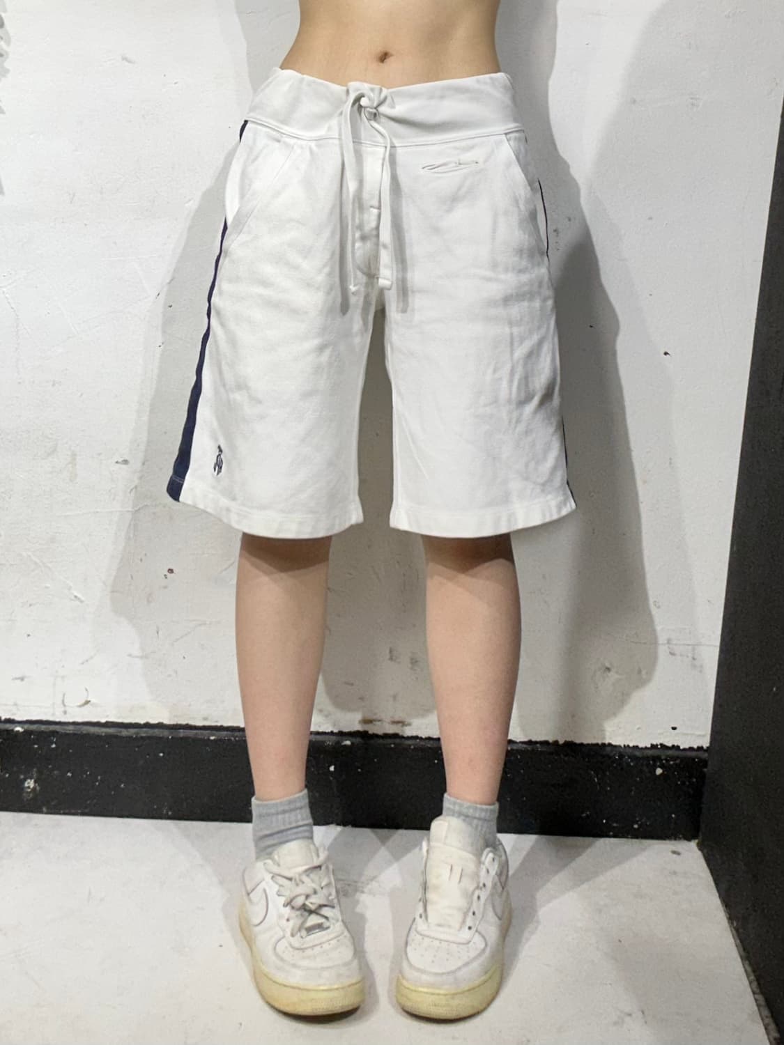 폴로 랄프 로렌 화이트 대장급 네이비 사이드 라인 반바지 S 상품이미지2