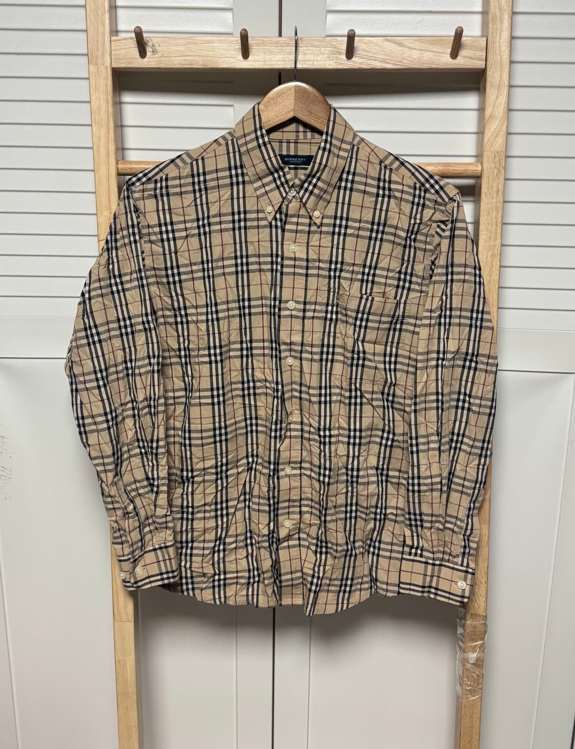 런던 버버리 체크 셔츠  상품이미지1