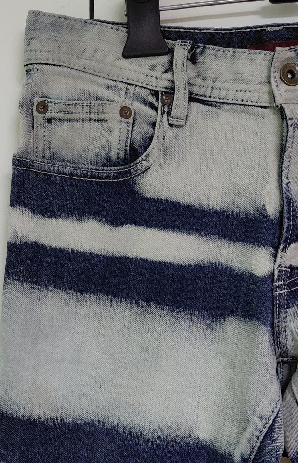 TETE HOMME 아카이브 블리치 스트라이프 데님 (사이즈5/30) 상품이미지2