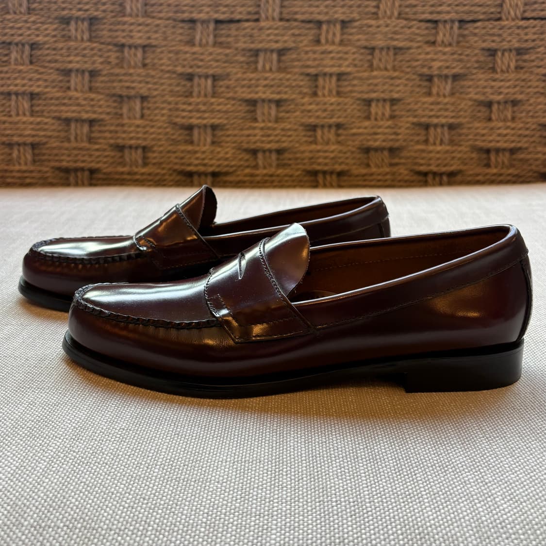 [265] G.H.BASS 위준 LOGAN 버건디 페니 로퍼 상품이미지3