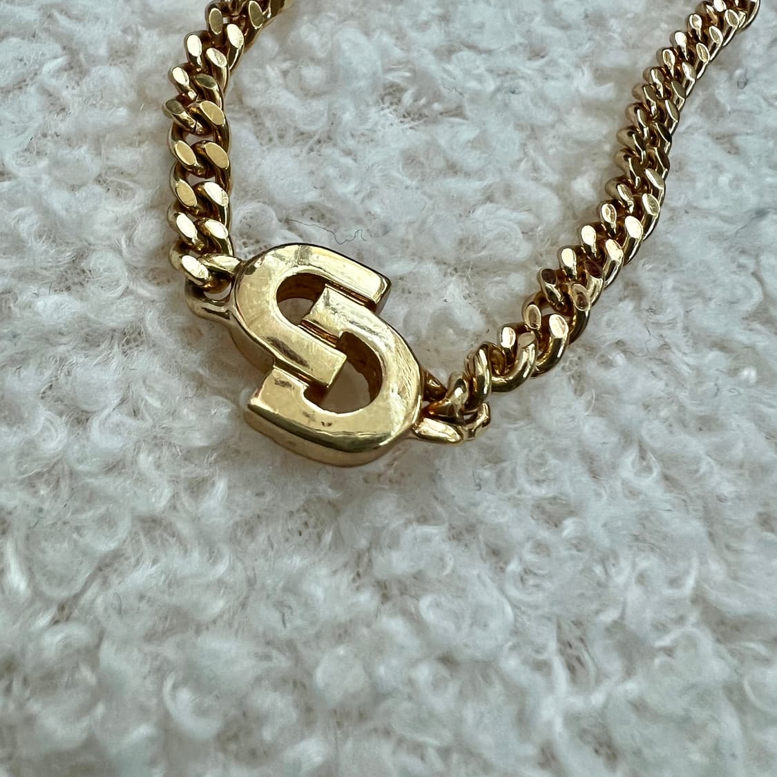 CD로고 금장 체인 팔찌 상품이미지2