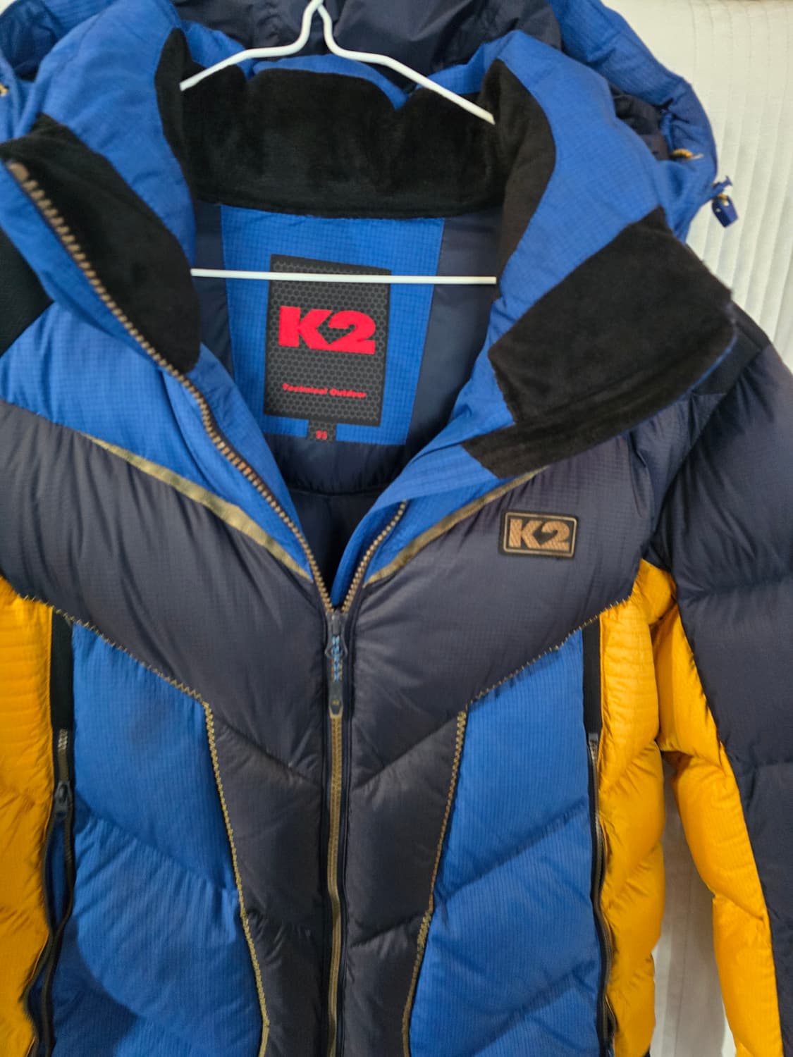K2 블루/옐로우 오리털패딩 점퍼 상품이미지1