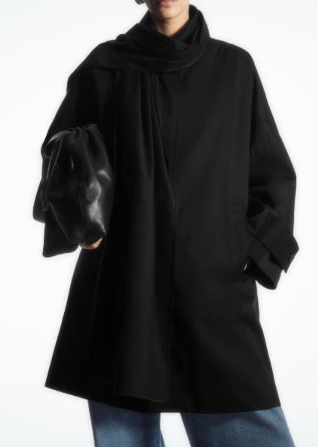 코스 스카프 디테일 오버사이즈 트랜치코트 L-LX 새상품 상품이미지1