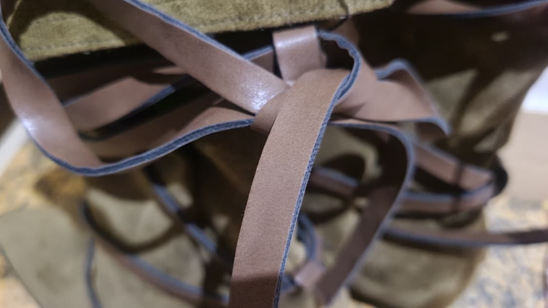 카키색 웨스턴 롱 부츠 상품이미지9