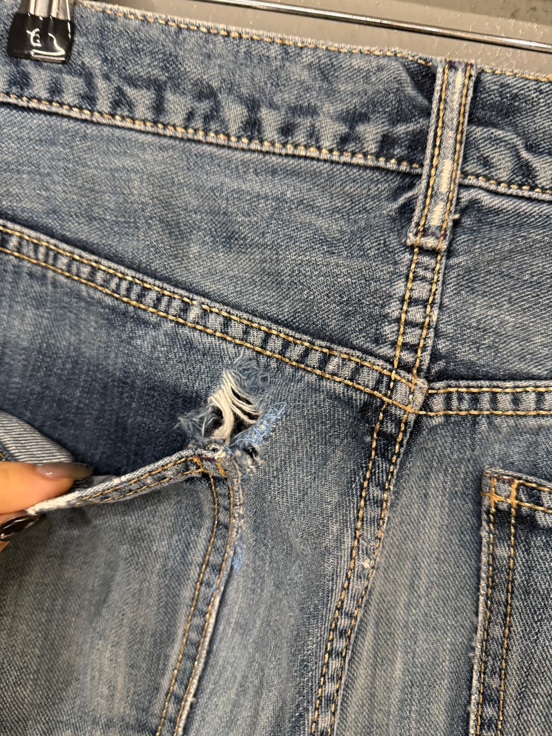 타케오 키쿠치 오리엔탈 패치 워싱 데님팬츠 상품이미지8