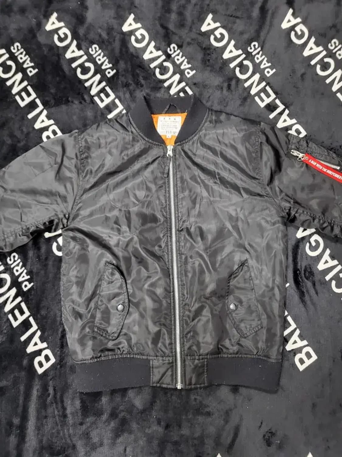L)Military gaments flight jacket black 상품이미지1