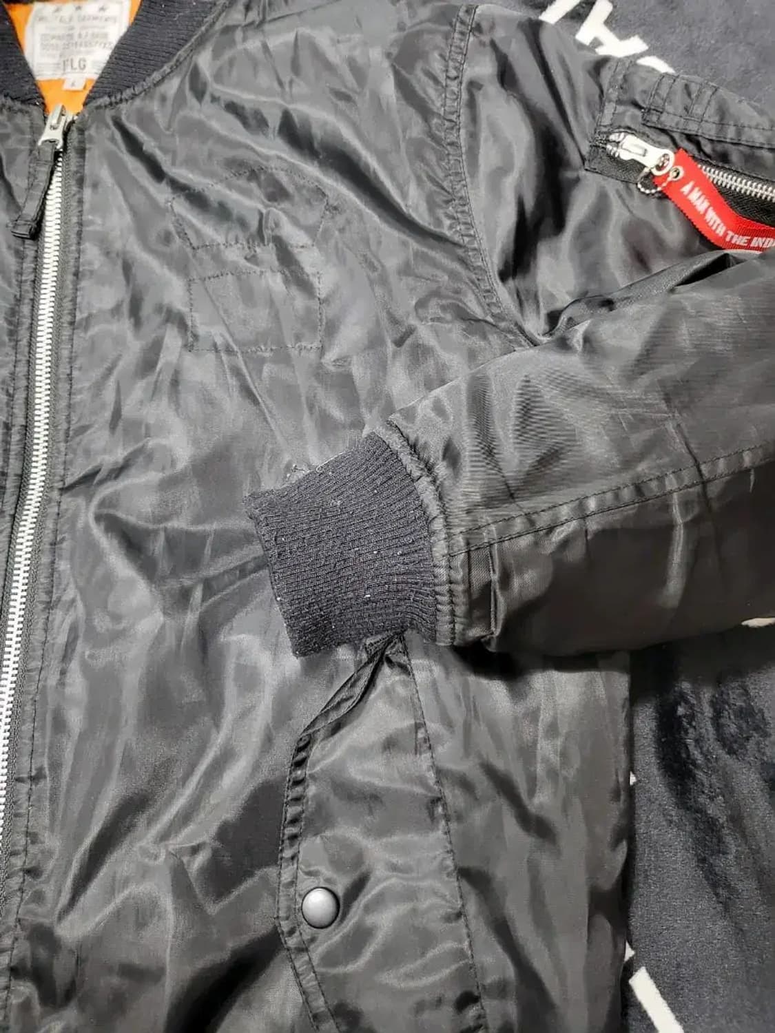 L)Military gaments flight jacket black 상품이미지3