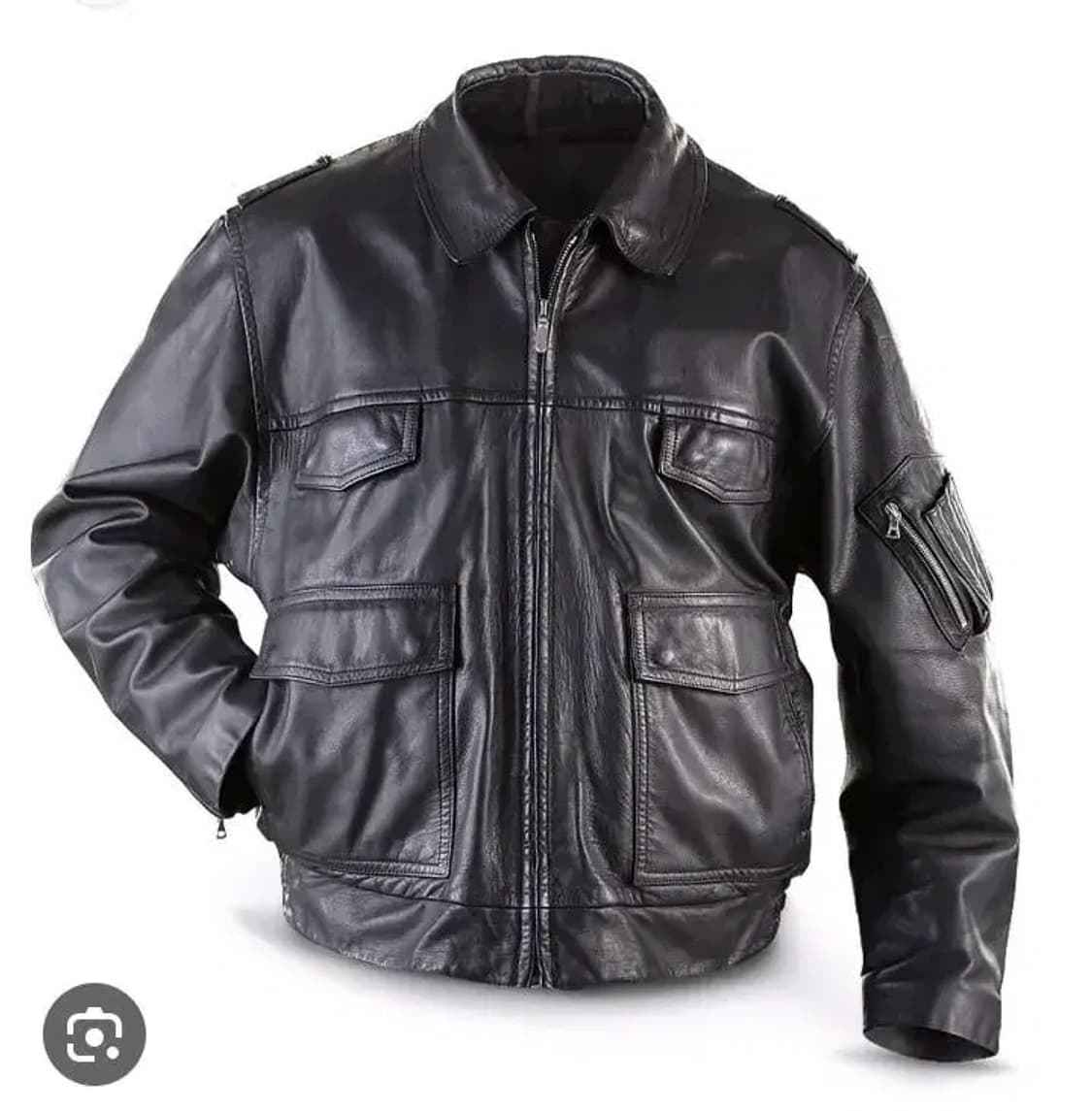 German Police  Leather Jacket 상품이미지2