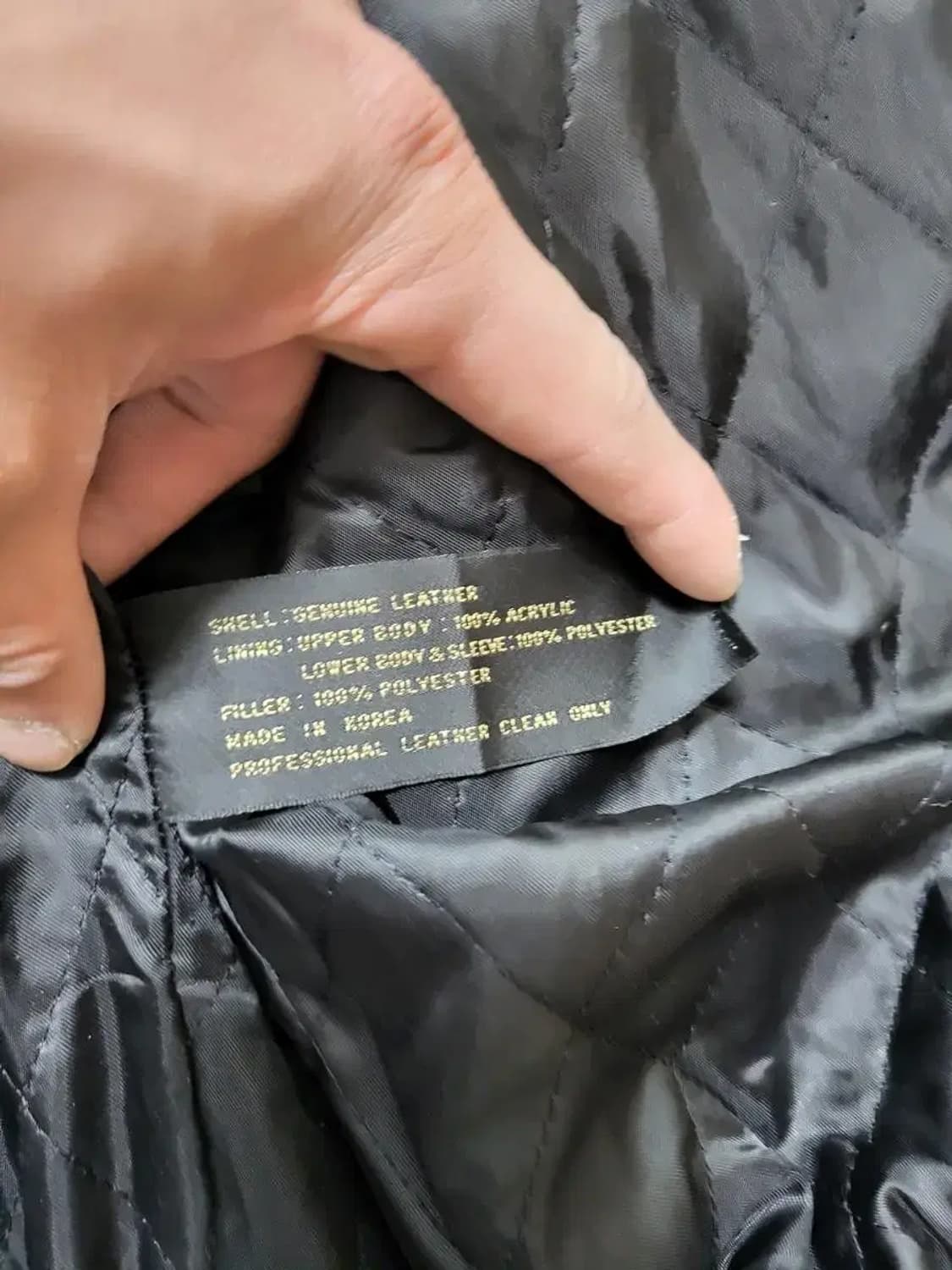 4XL)아비렉스 백프린팅 로고 브라운 가죽자켓 상품이미지10